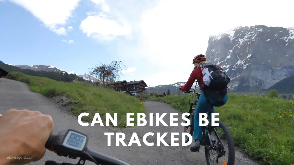 Can Ebikes Be Tracked