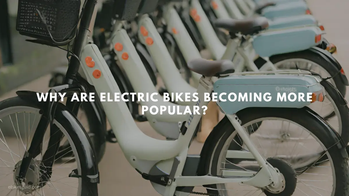 Why Are Electric Bikes Becoming More Popular